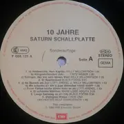 LP - Hans Knipp, Lotti Krekel, Jupp Schmitz a.o. - 10 Jahre Saturn Schallplatte