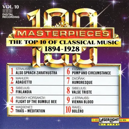 R. Strauss / Mahler / Sibelius / Dvorak a.o. - 100 Masterpieces Volume 10