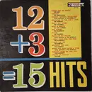 LP - Various - 12+3=15 Hits - Laminated Cover