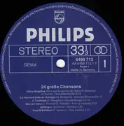 Double LP - Various - 24 Große Chansons