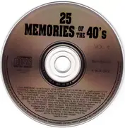 CD - Billie Holiday, Duke Ellington, Louis Armstrong a.o. - 25 Memories Of The 40's Vol. 4