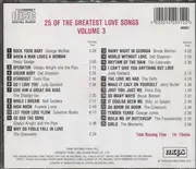 CD - George McCrae / Percy Sledge / a.o. - 25 Of The Greatest Love Songs - Volume 3