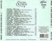 CD - Dion, a.o. - 25 Great Original Oldies Volume 4