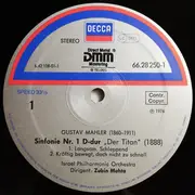 Double LP - Mahler / Mendelssohn - 25 Jahre Diners Club Deutschland