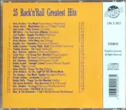 CD - Various - 25 Rock 'N' Roll Greatest Hits Part 3