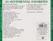 CD - Tchaikovsky / J. Strauss / Mozart / Chopin a.o. - 25 Sentimental Favorites
