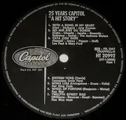 LP - Jane Froman, Nat King Cole, a.o. - 25 Years Capitol (A Hit Story)