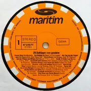 LP - Die Monacos, The Hornpipers, Die Regina-Girls - 28 Schlager Von Gestern