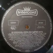 LP - T.Rex / Joe Cocker / Procol Harum a.o. - 20 Original English Super Hits