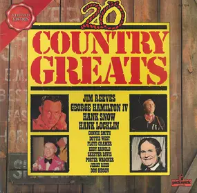 Jim Reeves - 20 Country Greats