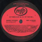 LP - Music For Pleasure - 20 Fab No2's Of The 60's