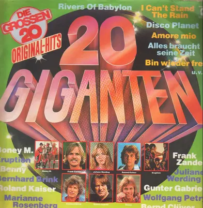 Boney M., Eruption, Benny a.o. - 20 Giganten Original Hits