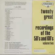LP - Various - 20 Great Country Recordings Of The 50's And 60's-Volume Two