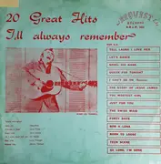 LP - Helen Shapiro, Ronnie Self, Jerry Lee Lewis a.o. - 20 Great Hits I'll Always Remember Volume 1 - Mono