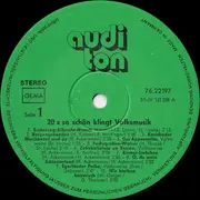 LP - Die Bayrischzeller Blasmusik, Ossi Brunn, Lenz Hauser a.o. - 20x So Schön Klingt Volksmusik