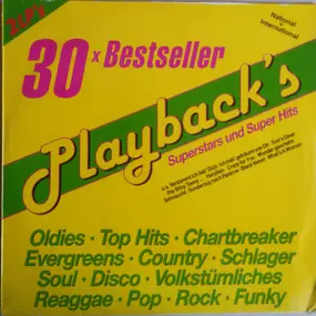 Various Artists - 30 x Bestseller Playback's Der Superstars Und Super Hits