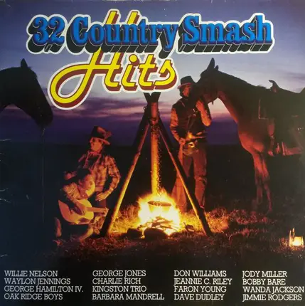 Johnny Cash / Wanda Jackson / George Jones a.o. - 32 Country Smash Hits