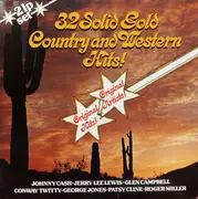 LP - Glen Campbell, Patsy Cline, Jerry Lee Lewis - 32 Solid Gold Country And Western Hits - CLUB EDITION