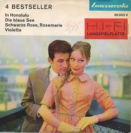 Die Amigos, Trio Sorrento, Helmut Schmidt a.o. - 4 Bestseller
