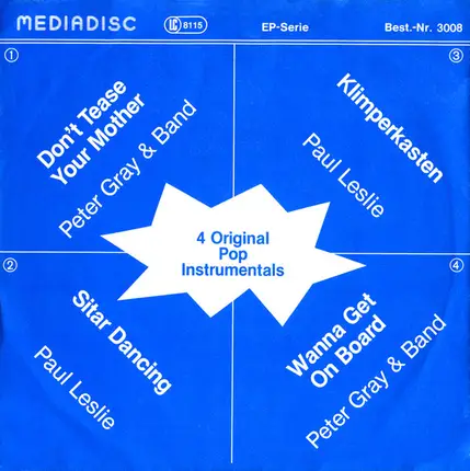 Various - 4 Original Pop Instrumentals