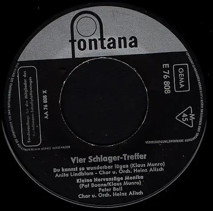 Anita Lindblom / Peter Beil / a.o. - 4 Schlager-Treffer
