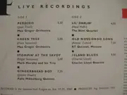 LP - Max Greger Orchestra / Palle Mikkelborg Quintet / RT Quintet - 4th International Jazz Festival Praha 1967