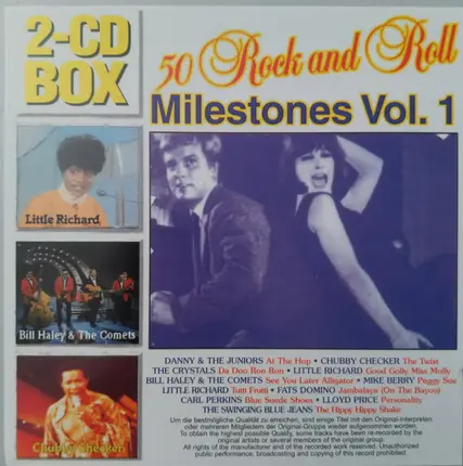 Chubby Checker, Roy Orbison, Chuck Berry a.o. - 50 Rock And Roll Milestones Vol. 1