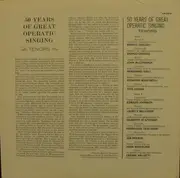 LP - 50 Years Of Great Operatic Singing - Tenors - 50 Years Of Great Operatic Singing - Tenors