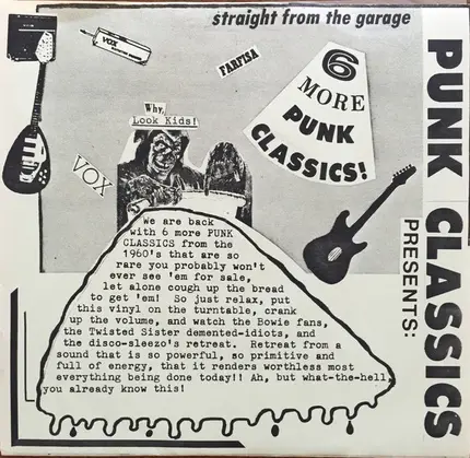 The thunderbirds, the shadows, us kids - 6 More Punk Classics! Straight From The Garage