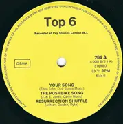7inch Vinyl Single - Various - 6 Top Hits From England