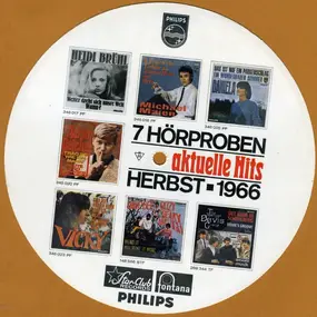 Various Artists - 7 Hörproben Aktuelle Hits Herbst 1966