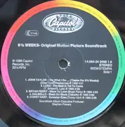 LP - Various - 9½ Weeks (Original Motion Picture Soundtrack)