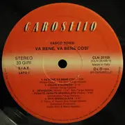 LP - Vasco Rossi - Va Bene, Va Bene Così - Live