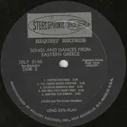 LP - Vasilios Saleas - Beba Diamantopoulou - George Rantis - Stefanos Varlamos - Iosif Keorhadjian , Mih - Songs And Dances From Eastern Greece - Insert