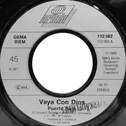 7inch Vinyl Single - Vaya Con Dios - Puerto Rico