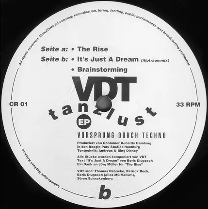 Vdt - Tanzlust EP