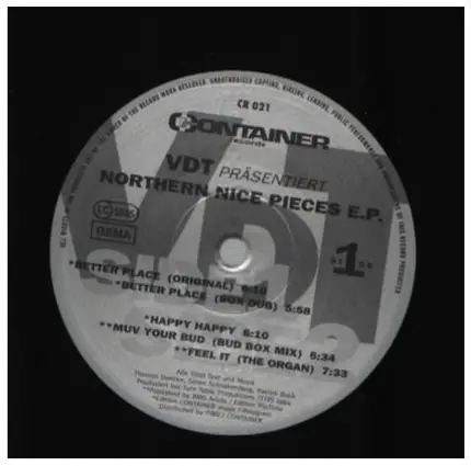 Vdt - Northern Nice Pieces E.P.