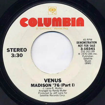 Venus - Madison '76 (Part I)