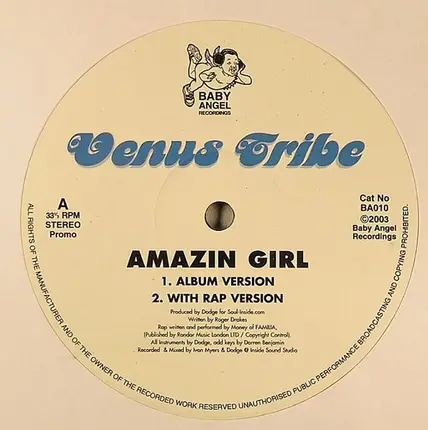 Venus Tribe - Amazin Girl