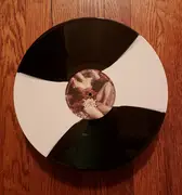 LP - Venom Prison - Samsara - black with white streak Vinyl