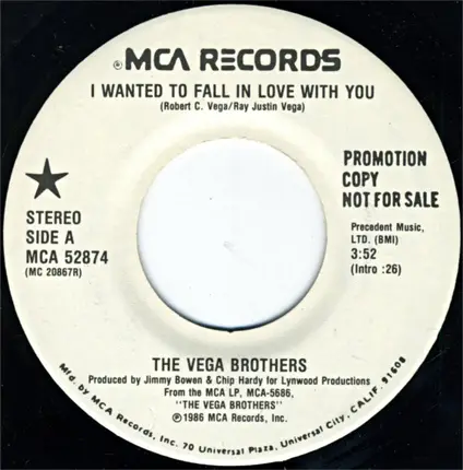 Vega Brothers - I Wanted To Fall In Love With You