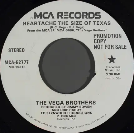 Vega Brothers - Heartache The Size Of Texas