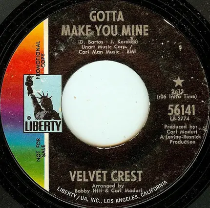 Velvet Crest - Gotta Make You Mine