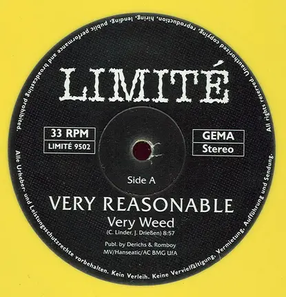 Very Reasonable - Very Weed
