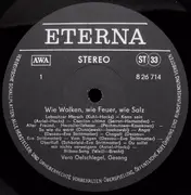 LP - Vera Oelschlegel - Wie Wolken, Wie Feuer, Wie Salz