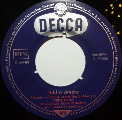 Vera Lynn - Leg' Dein Glück In Meine Hände