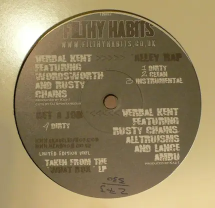 Verbal Kent / Earatik Statik - Alley Rap / Mission Destruction