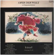 LP - Verdi (Karajan) - Falstaff (Querschnitt, ital.) - Black labels