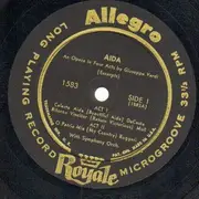 LP - Verdi - Ruggeri, DaCosta, Moll, a.o. - Aida (excerpts) - Mono