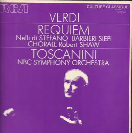 Verdi / Toscanini, Stefano, Siepi, Shaw - Requiem